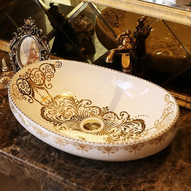 Crack Europe Vintage Style Ceramic Art Basin Sink Counter Top Wash Basin Bathroom Vessel Sinks vanities colored bathroom sinks
Crack Europe Vintage Style Ceramic Art Basin Sink Counter Top Wash Basin Bathroom Vessel Sinks vanities colored bathroom sinks
