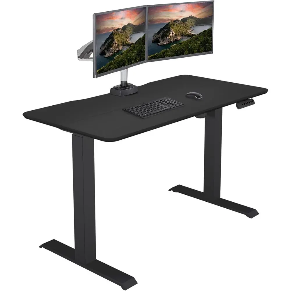Electric Standing Desk, Home Office - 48x24 White Frame (Black)
Electric Standing Desk, Home Office - 48x24 White Frame (Black)