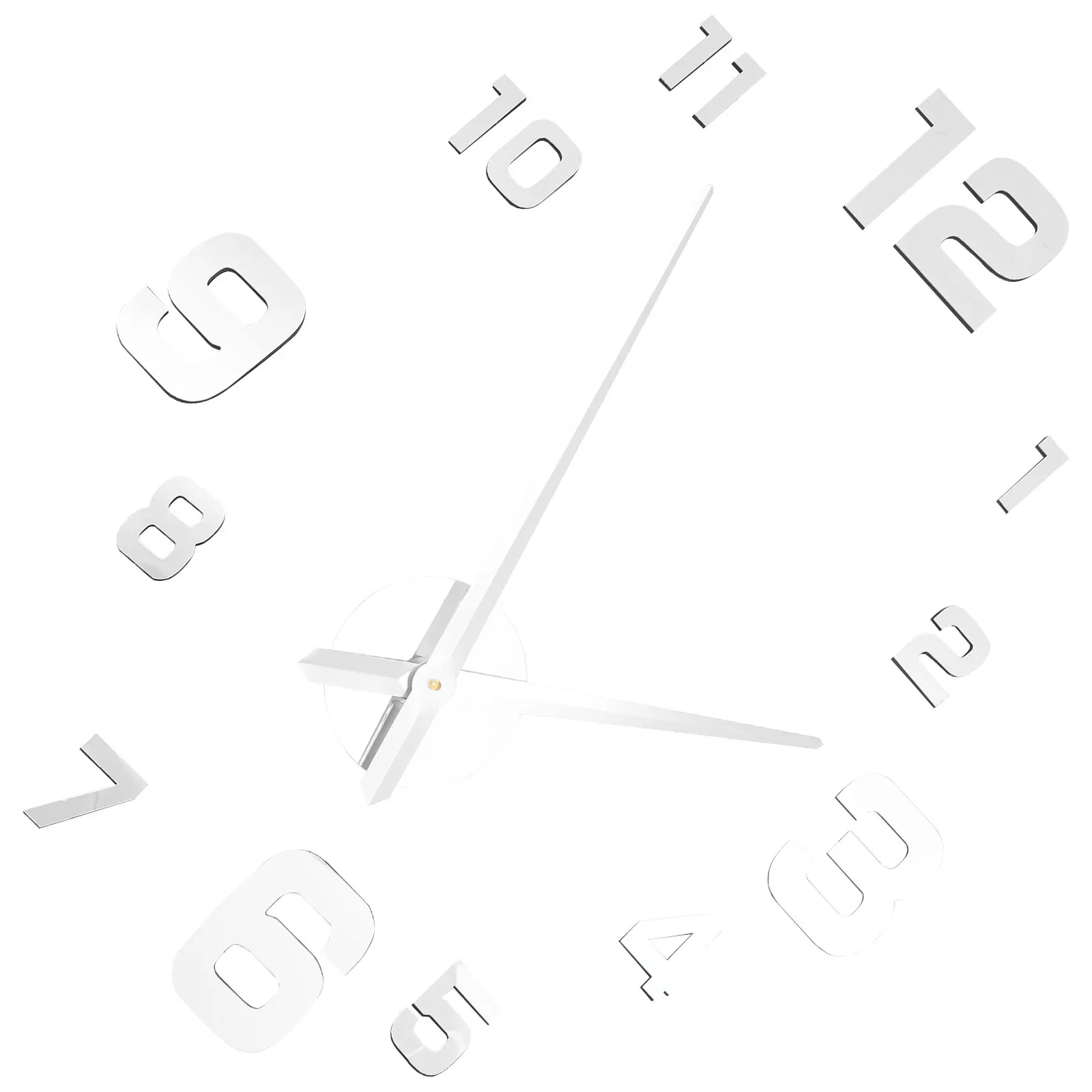 Acrylic Wall Clock Silent Home Decor Unique Mount Living Room Bedroom Silver Modern Retro Style Decorative Clock Office Kitchen
Acrylic Wall Clock Silent Home Decor Unique Mount Living Room Bedroom Silver Modern Retro Style Decorative Clock Office Kitchen