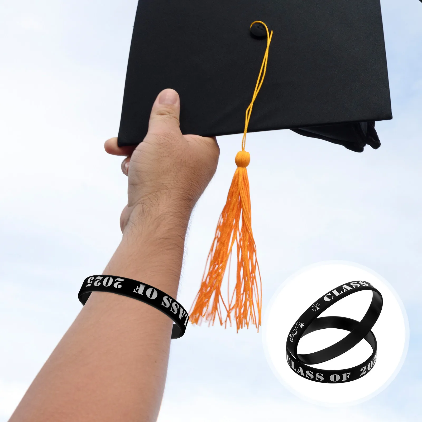 20Pcs Class of 2025 Graduation Silicone Wristbands Party Accessories for Students Teachers Celebration Joyful Environment Braces
20Pcs Class of 2025 Graduation Silicone Wristbands Party Accessories for Students Teachers Celebration Joyful Environment Braces