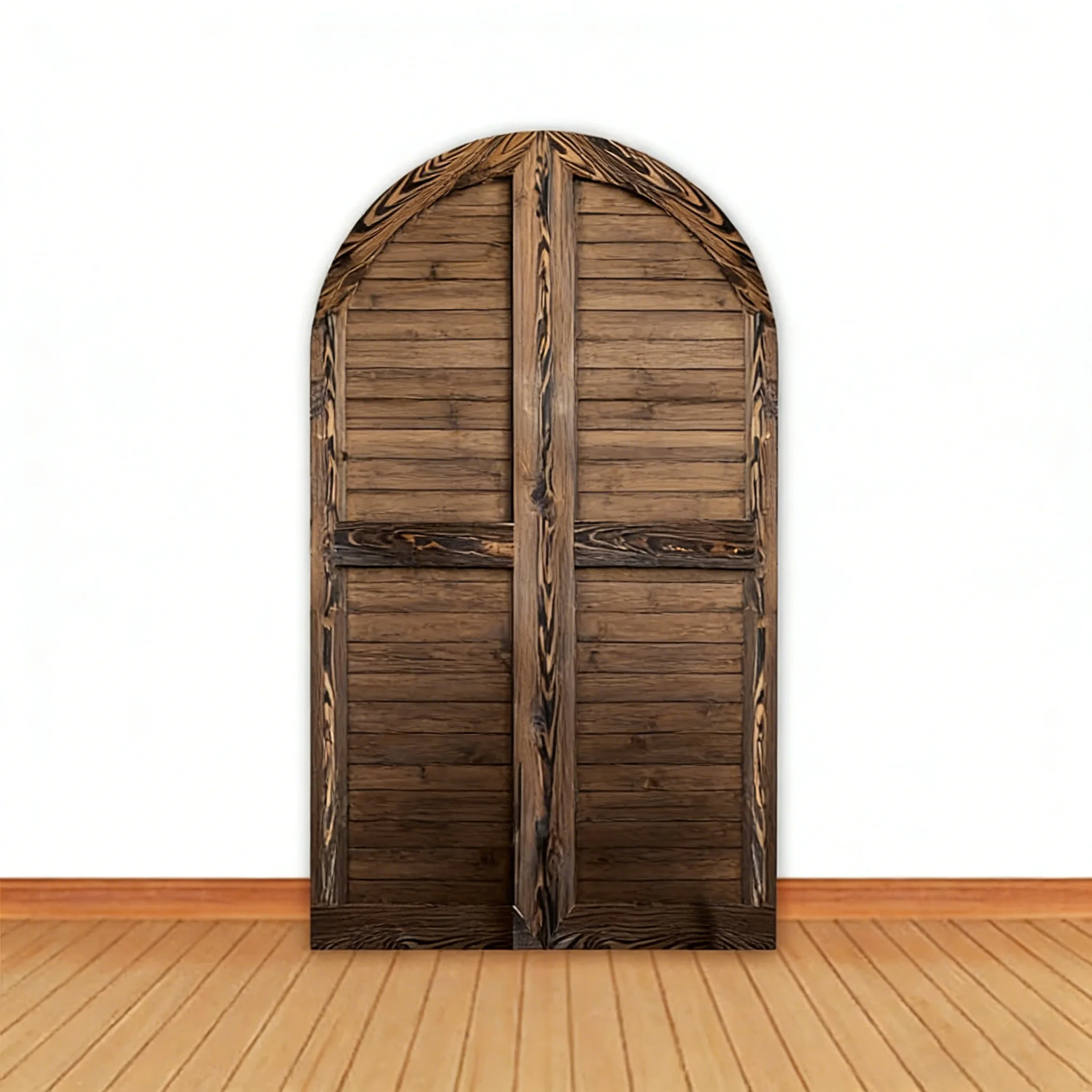 LS Brown Wooden Texture Arch Cover Background Birthday Wedding Baby Show Backdrop Rustic Farm Party Photo Studio 2-sided Booth
LS Brown Wooden Texture Arch Cover Background Birthday Wedding Baby Show Backdrop Rustic Farm Party Photo Studio 2-sided Booth
