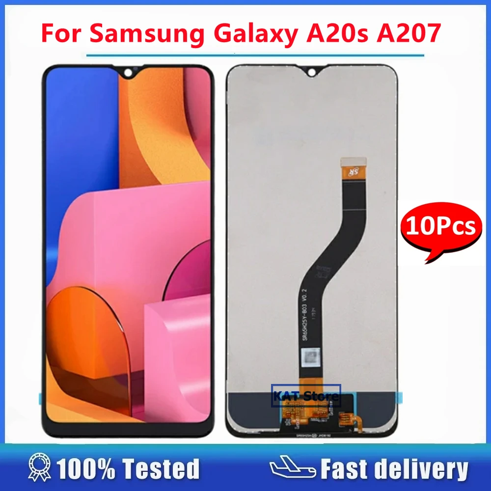 10PCS/Lot Compatible For Samsung Galaxy A20S A207 LCD Digitizer Full Assembly Without Frame Replacement
10PCS/Lot Compatible For Samsung Galaxy A20S A207 LCD Digitizer Full Assembly Without Frame Replacement