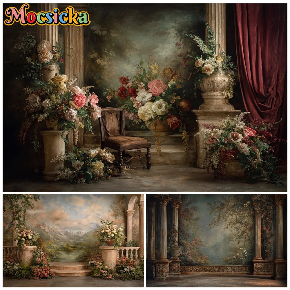 Mocsicka Old Master Photography Backdrop Abstract Flower Tree Decor Wallpaper Adult Family Portrait Photo Background Party Props
Mocsicka Old Master Photography Backdrop Abstract Flower Tree Decor Wallpaper Adult Family Portrait Photo Background Party Props