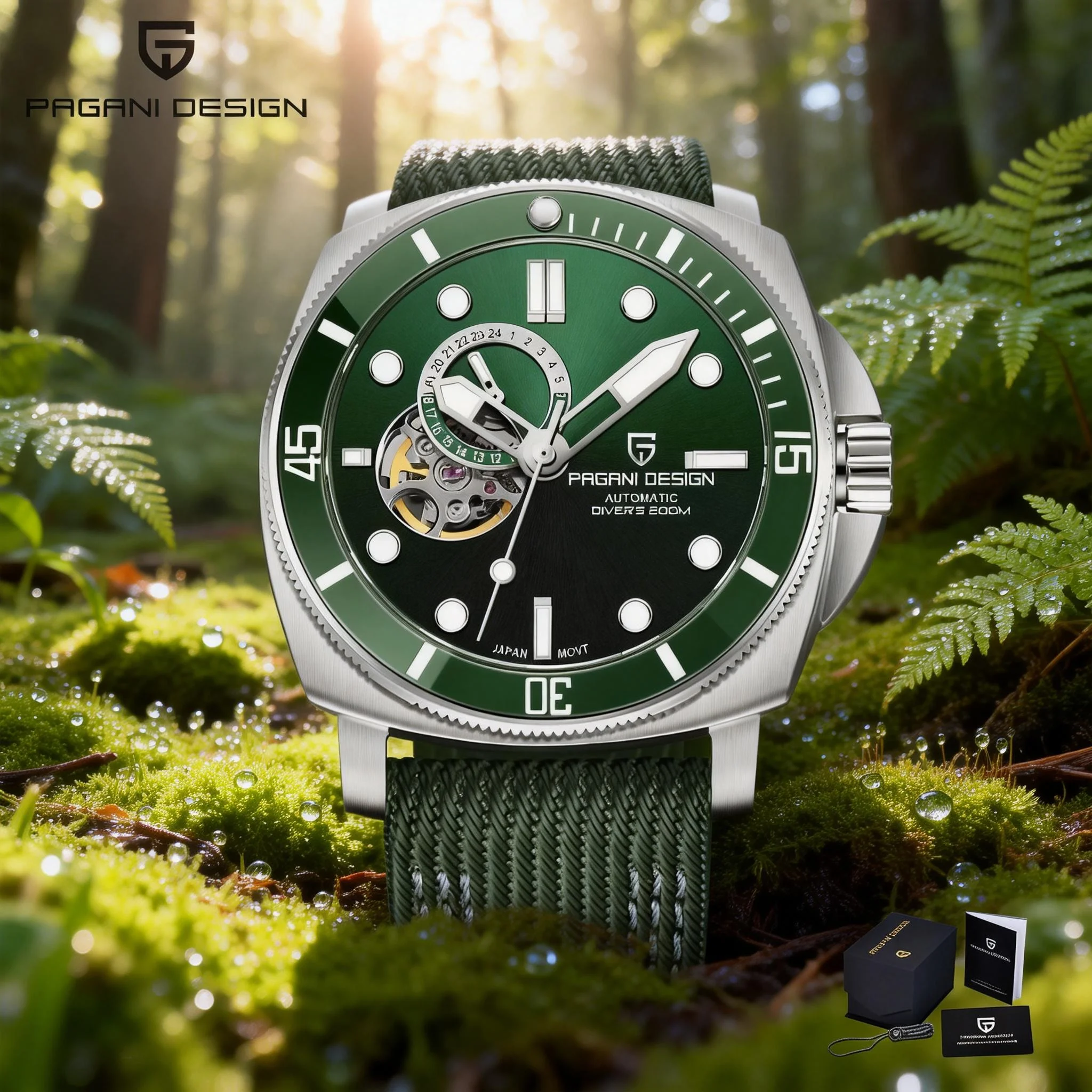 Часы PAGANI DESIGN 2026 с сапфировым стеклом, повседневные, водонепроницаемость 200 м, премиальные механические часы, модный аксессуар, модель PD1736
Часы PAGANI DESIGN 2026 с сапфировым стеклом, повседневные, водонепроницаемость 200 м, премиальные механические часы, модный аксессуар, модель PD1736