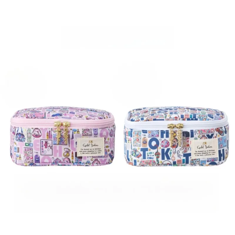 Cute Hello Kitty Makeup Bag Cartoon Women Products Anime Kt Printing Large Capacity Storage Desktop Ornament Girl Gift Wholesale
Cute Hello Kitty Makeup Bag Cartoon Women Products Anime Kt Printing Large Capacity Storage Desktop Ornament Girl Gift Wholesale