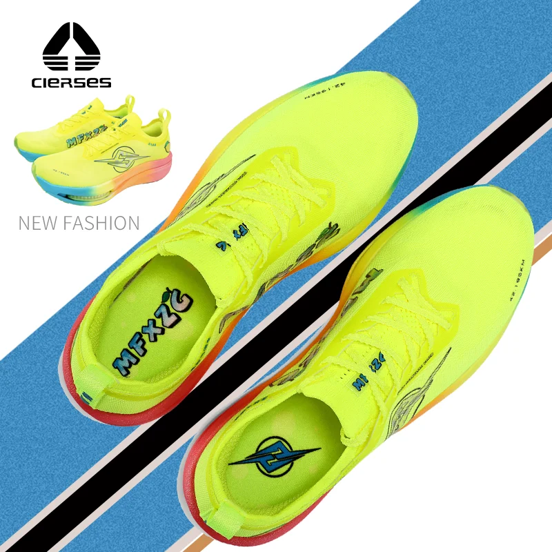 CLERSES Full-length Carbon Plate Nitrogen Cushion Marathon Sneakers For Men And Women Breathable Jogging Shoes
CLERSES Full-length Carbon Plate Nitrogen Cushion Marathon Sneakers For Men And Women Breathable Jogging Shoes