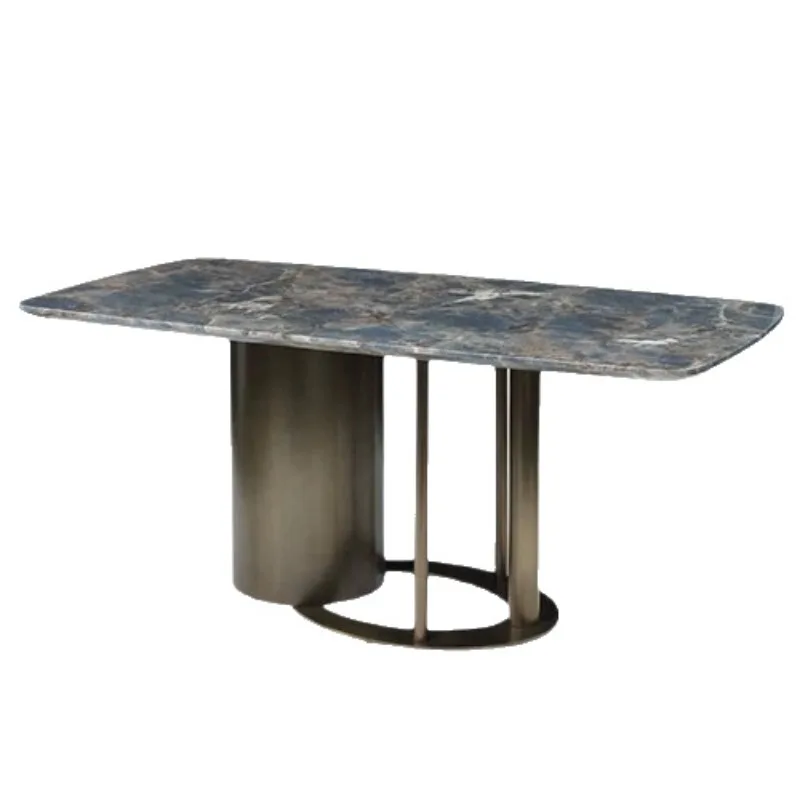 Yuanjia high-end table modern minimalist designer natural stone dining table dining table
Yuanjia high-end table modern minimalist designer natural stone dining table dining table