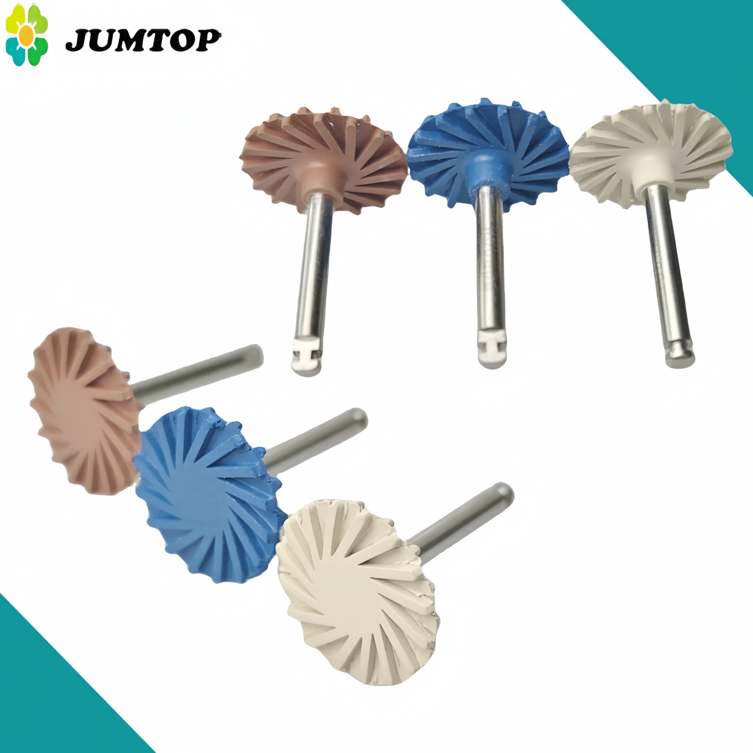 6Pcs Dental Composite Resin Polishing Disc 14mm Rubber Polisher Wheel 3 Colors Spiral Flex Brush Dental Tool
6Pcs Dental Composite Resin Polishing Disc 14mm Rubber Polisher Wheel 3 Colors Spiral Flex Brush Dental Tool