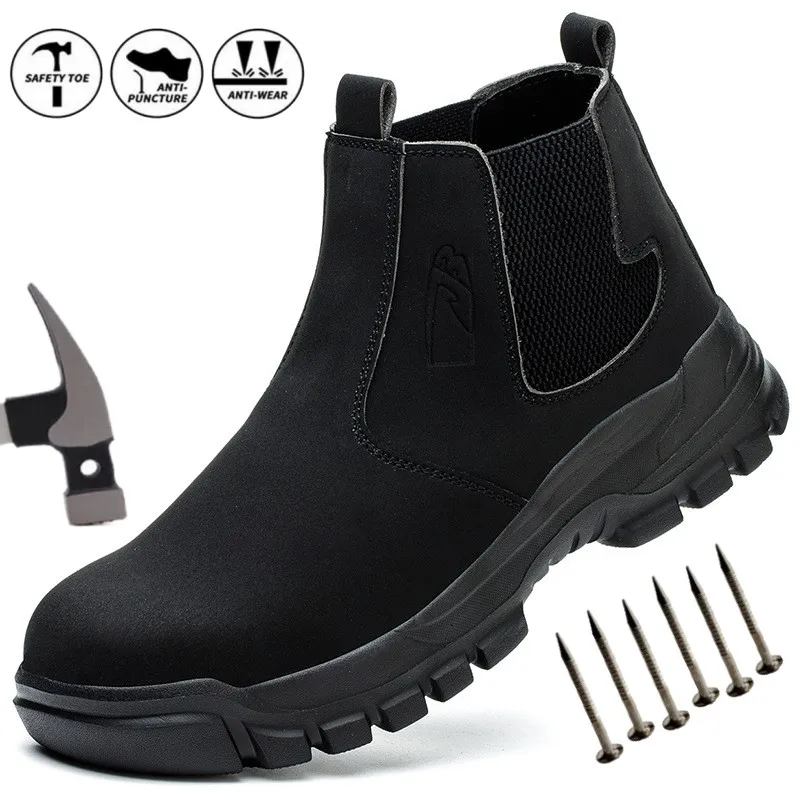 Anti Shock Protection Safety Shoes Indestructible Safety Shoes Steel Toe Non Slip Anti-smash Boots Work Hiker Boots for Men
Anti Shock Protection Safety Shoes Indestructible Safety Shoes Steel Toe Non Slip Anti-smash Boots Work Hiker Boots for Men