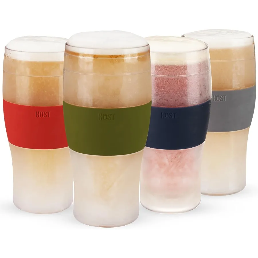 Beer FREEZE Beer Glass Cups Set for Cold Beverage Storage DoubleWalled Insulated Plastic Drinking Glasses with Cooling Gel Mult
Beer FREEZE Beer Glass Cups Set for Cold Beverage Storage DoubleWalled Insulated Plastic Drinking Glasses with Cooling Gel Mult
