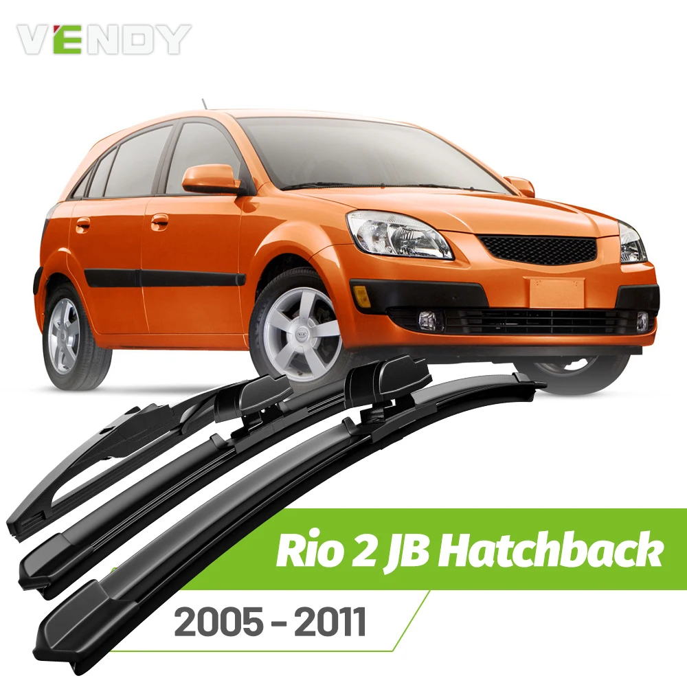 Front & Rear Wiper Blades Set For KIA Rio 2 JB Hatchback 2005 - 2011 Windshield Windscreen Window Rain Brushes 22"+16"+14"
Front & Rear Wiper Blades Set For KIA Rio 2 JB Hatchback 2005 - 2011 Windshield Windscreen Window Rain Brushes 22"+16"+14"