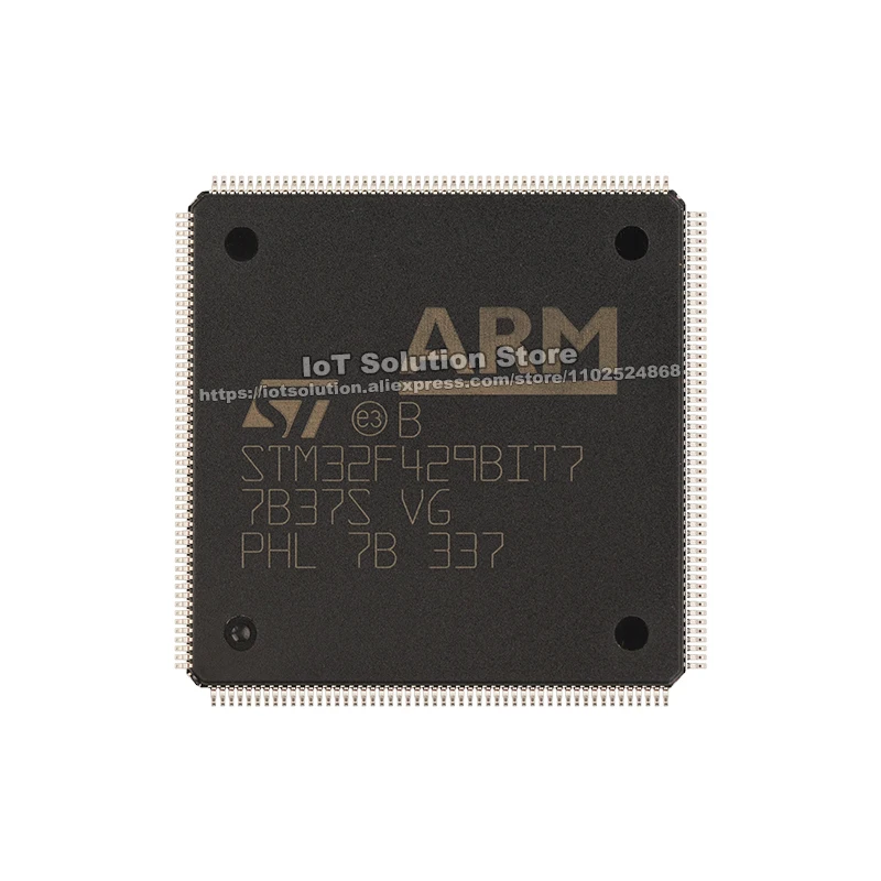STM32F429BIT7 High-performance Advanced Line, Arm Cortex-M4 Core with DSP and FPU
STM32F429BIT7 High-performance Advanced Line, Arm Cortex-M4 Core with DSP and FPU
