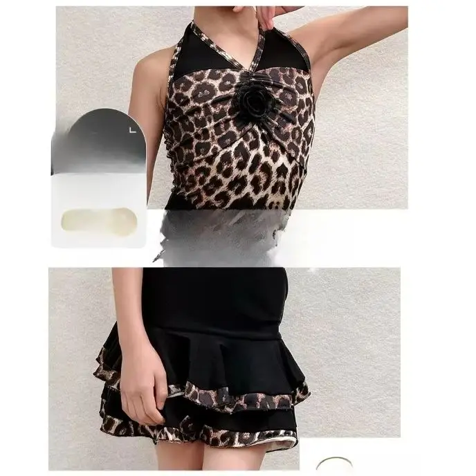 Summer 2026 High-Quality Girls' Children's Dance Training Costume Leopard Pattern Latin Dance Dress New Design
Summer 2026 High-Quality Girls' Children's Dance Training Costume Leopard Pattern Latin Dance Dress New Design