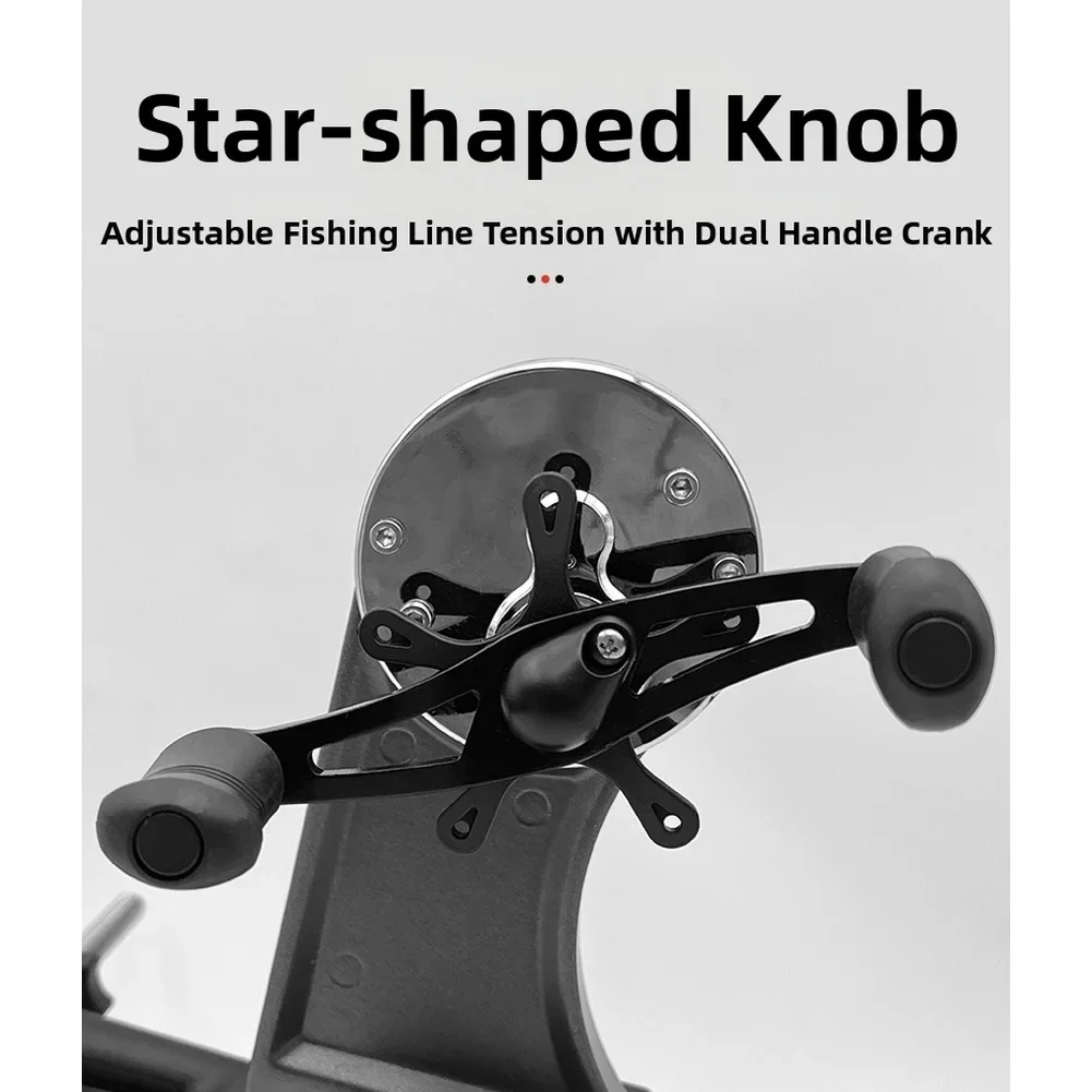 Boat Fishing Baitcaster Winder 24.5*16*23.5cm Rubber Non-slip Pad Precise Line Tension Control Double Shaft Design
Boat Fishing Baitcaster Winder 24.5*16*23.5cm Rubber Non-slip Pad Precise Line Tension Control Double Shaft Design