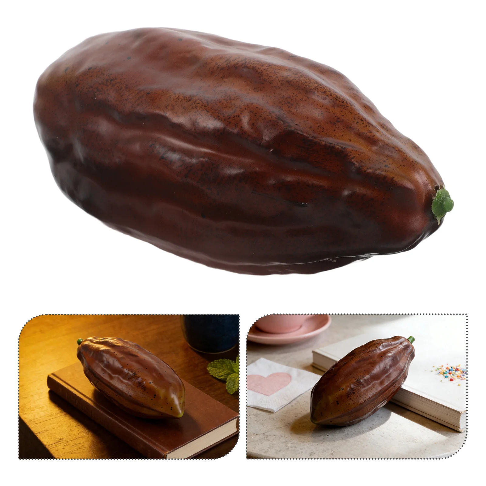 Fake Cocoa Fruit Realistic Artificial Coffee Fruit Prop for Coffee Shop Table Simulated Cocoa Ornament Home Cafe Party Display
Fake Cocoa Fruit Realistic Artificial Coffee Fruit Prop for Coffee Shop Table Simulated Cocoa Ornament Home Cafe Party Display