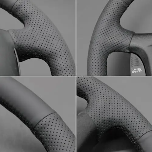 Perforated Microfiber Leather Steering Wheel Cover, Hand-Stitched Wrap For Dodge Ram 1998–2002
Perforated Microfiber Leather Steering Wheel Cover, Hand-Stitched Wrap For Dodge Ram 1998–2002