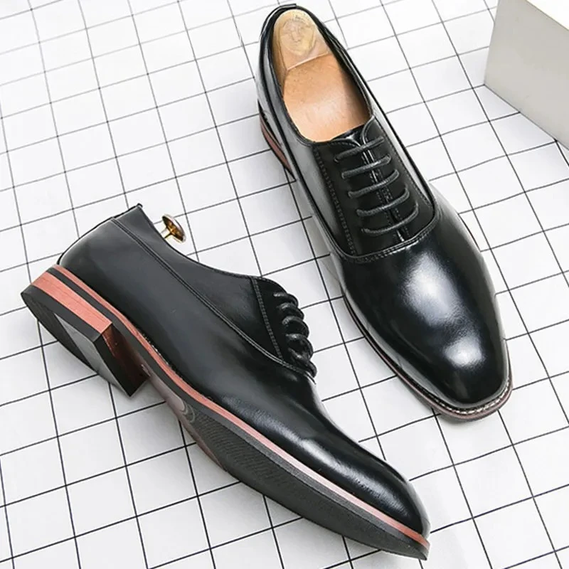 High-end Fashion Business Dress Men Shoes Classic Leather Men's Formal Shoes Comfortable Slip On Dress Shoes Men Oxfords Size 46
High-end Fashion Business Dress Men Shoes Classic Leather Men's Formal Shoes Comfortable Slip On Dress Shoes Men Oxfords Size 46