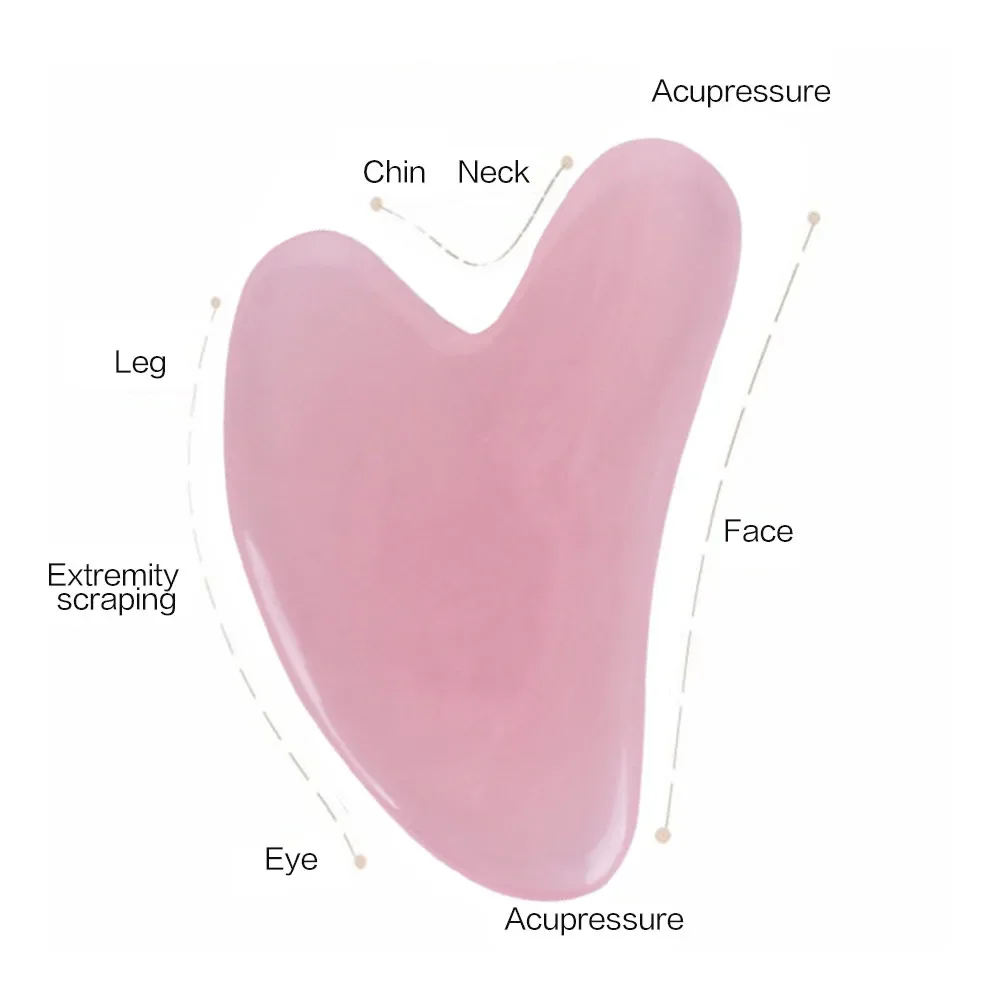 Heart Guasha Stone Face Rose Quartz Jade Massage Tool Chin Nose Lifting Firming Scraping Board Massage Facial Health Care Skin
Heart Guasha Stone Face Rose Quartz Jade Massage Tool Chin Nose Lifting Firming Scraping Board Massage Facial Health Care Skin