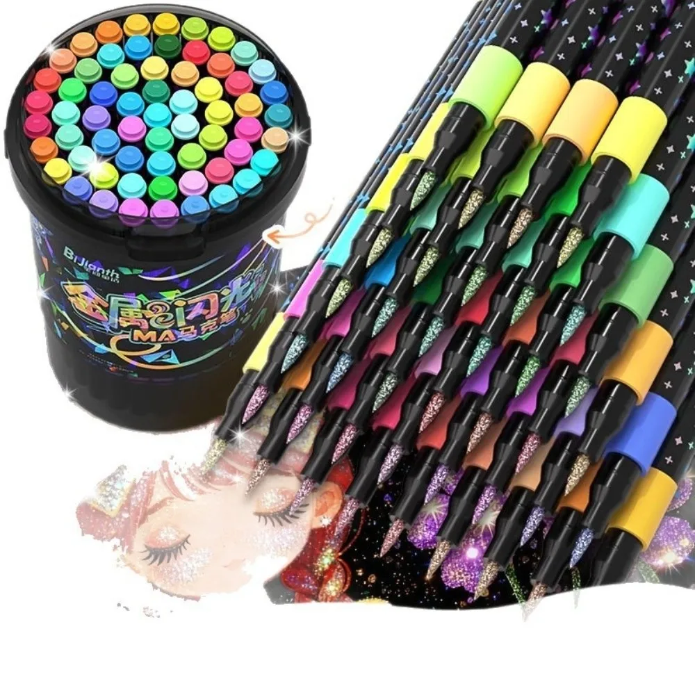 Soft Head Design Acrylic Marker Washable Ink Quick-Drying Soft Head Marker Barrel Pack High Coverage Soft-Tip Marker
Soft Head Design Acrylic Marker Washable Ink Quick-Drying Soft Head Marker Barrel Pack High Coverage Soft-Tip Marker