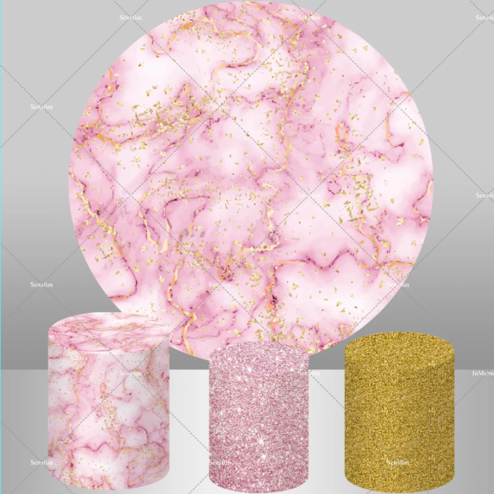 Gold Pink Marble Round Backdrop Cover Glitter Bokeh Baby Shower Bridal Wedding Birthday Party Circle Background Plinth Covers
Gold Pink Marble Round Backdrop Cover Glitter Bokeh Baby Shower Bridal Wedding Birthday Party Circle Background Plinth Covers