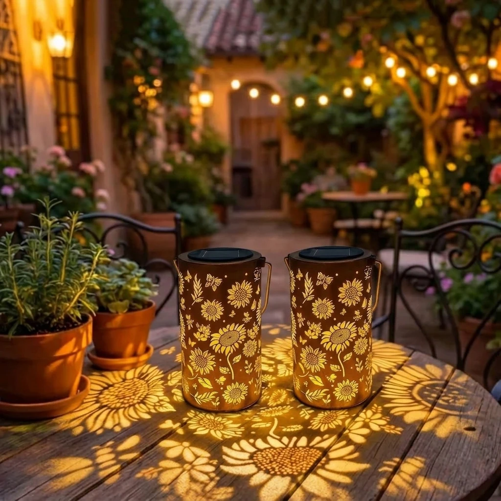 1/2PCS Solar Garden Lanterns Outdoor Metal Hanging Solar Powered Lights Waterproof Sunflower Solar Light for Garden Yard Pathway
1/2PCS Solar Garden Lanterns Outdoor Metal Hanging Solar Powered Lights Waterproof Sunflower Solar Light for Garden Yard Pathway