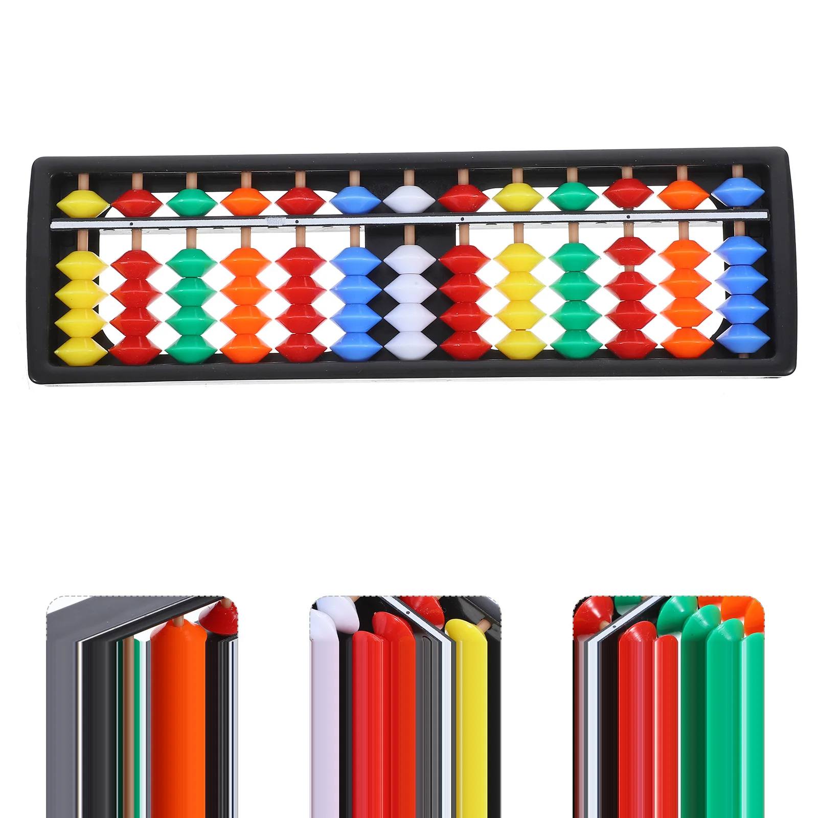 2 Pcs 13 Rod Plastic Abacus Educational Toy Colorful Math Learning Tool Student Arithmetic Bead Counter Portable Chinese Abacus
2 Pcs 13 Rod Plastic Abacus Educational Toy Colorful Math Learning Tool Student Arithmetic Bead Counter Portable Chinese Abacus