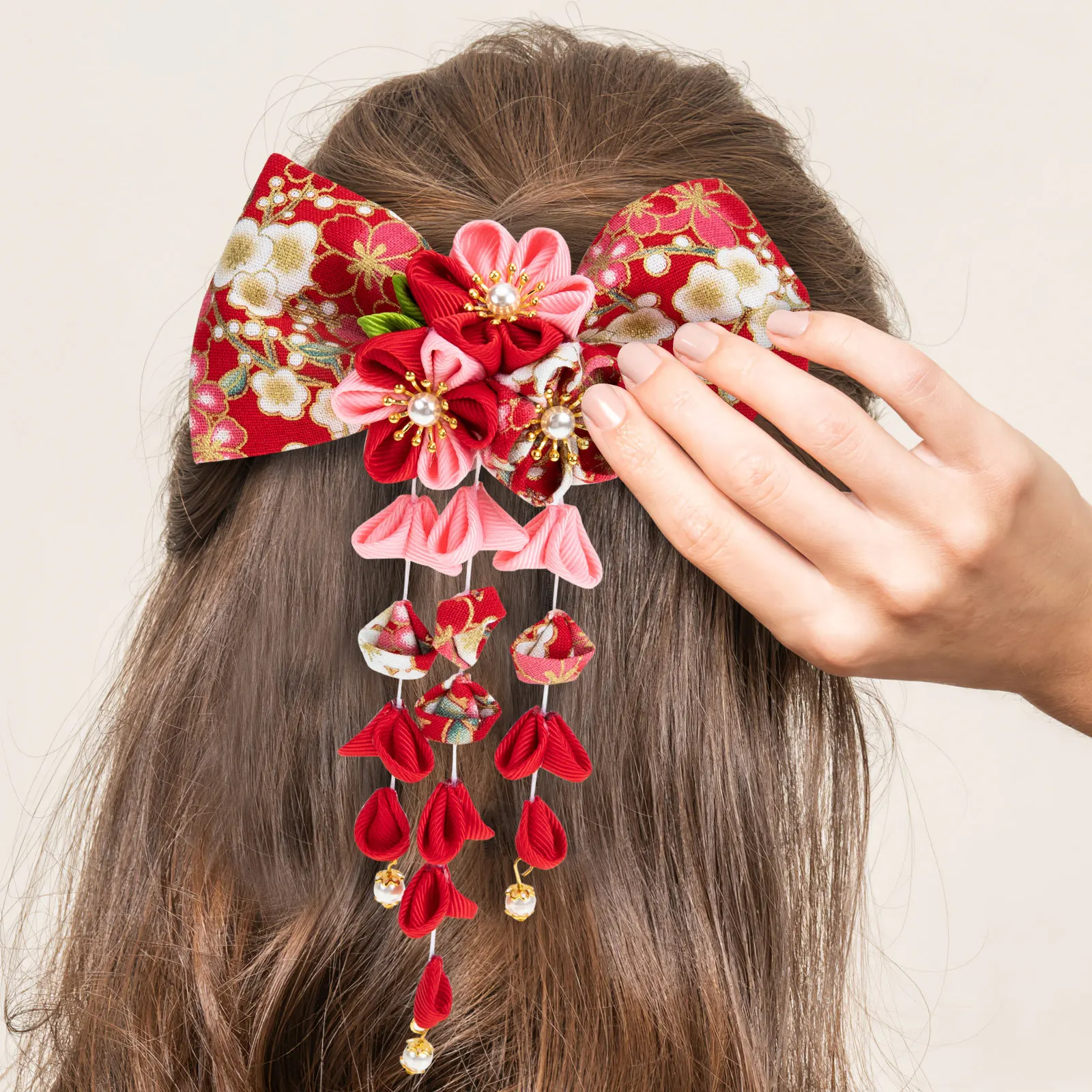 Japanese Style Hairpin Accessories Elegant Bowknot Barrette Graduation Wedding Party Hairstyle Long Tassel Girl Decorative Clip
Japanese Style Hairpin Accessories Elegant Bowknot Barrette Graduation Wedding Party Hairstyle Long Tassel Girl Decorative Clip