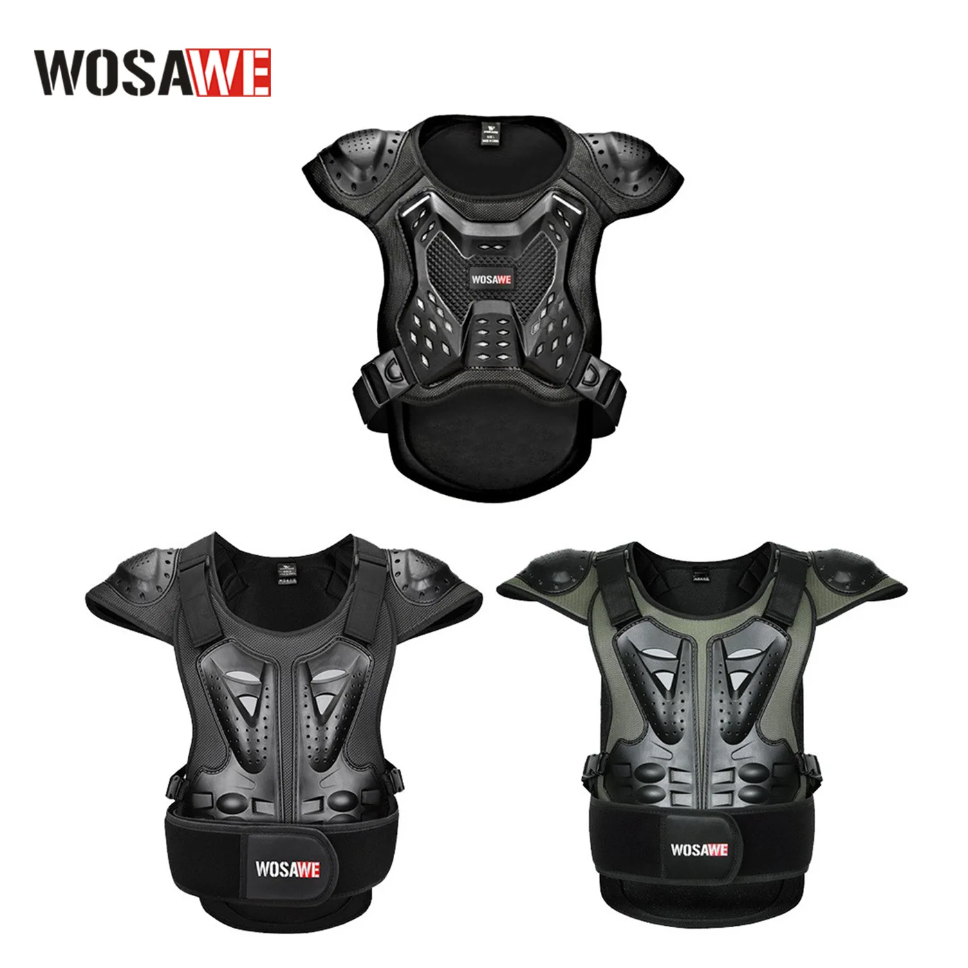 WOSAWE Adult Chest & Back Protector Vest Off-road Motorcycle Armor Jacket Motorbike Tour Ski Skateboard Protective Clothes
WOSAWE Adult Chest & Back Protector Vest Off-road Motorcycle Armor Jacket Motorbike Tour Ski Skateboard Protective Clothes