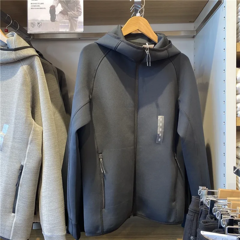 Men's Loose Fit Hoodie Jacket Elastic Air Layer Sporty Casual Hooded Sweatshirt Coat for Try-On Room Autumn Winter Trendy
Men's Loose Fit Hoodie Jacket Elastic Air Layer Sporty Casual Hooded Sweatshirt Coat for Try-On Room Autumn Winter Trendy