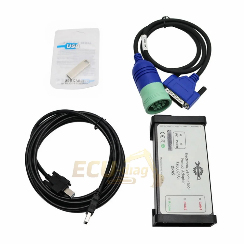 DPA5 V9.11 for CNH Diagnostic Tool Heavy Duty Truck OBD2 Code Reader for Trailer Bus Wheel Loader Excavator Tractor
DPA5 V9.11 for CNH Diagnostic Tool Heavy Duty Truck OBD2 Code Reader for Trailer Bus Wheel Loader Excavator Tractor