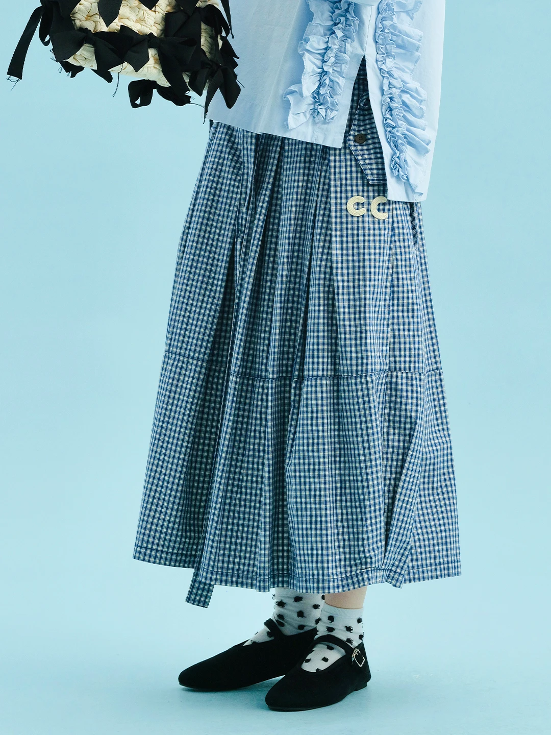 2025 New Checkered Skirt Blue White Bow Waist Coastal Summer Casual Resort skirt 255012
2025 New Checkered Skirt Blue White Bow Waist Coastal Summer Casual Resort skirt 255012