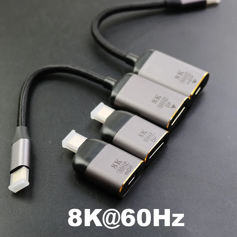 Type C To DP Adapter Mini DP Female Adapter Short Line 8K@60Hz Bidirectional Screen Projection Converter Digital Accessories Par
Type C To DP Adapter Mini DP Female Adapter Short Line 8K@60Hz Bidirectional Screen Projection Converter Digital Accessories Par