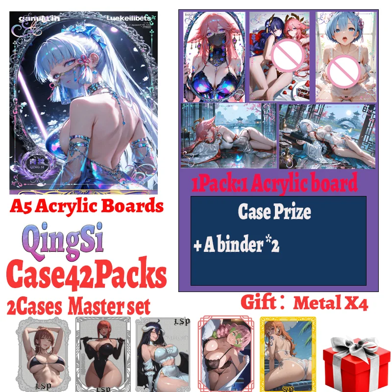 Latest Wholesale Original QingSi A5 Boards Waifu Spicy Girl Pure Charm Curve Uniform Swimsuit Bikini Master Set kids Gifts
Latest Wholesale Original QingSi A5 Boards Waifu Spicy Girl Pure Charm Curve Uniform Swimsuit Bikini Master Set kids Gifts
