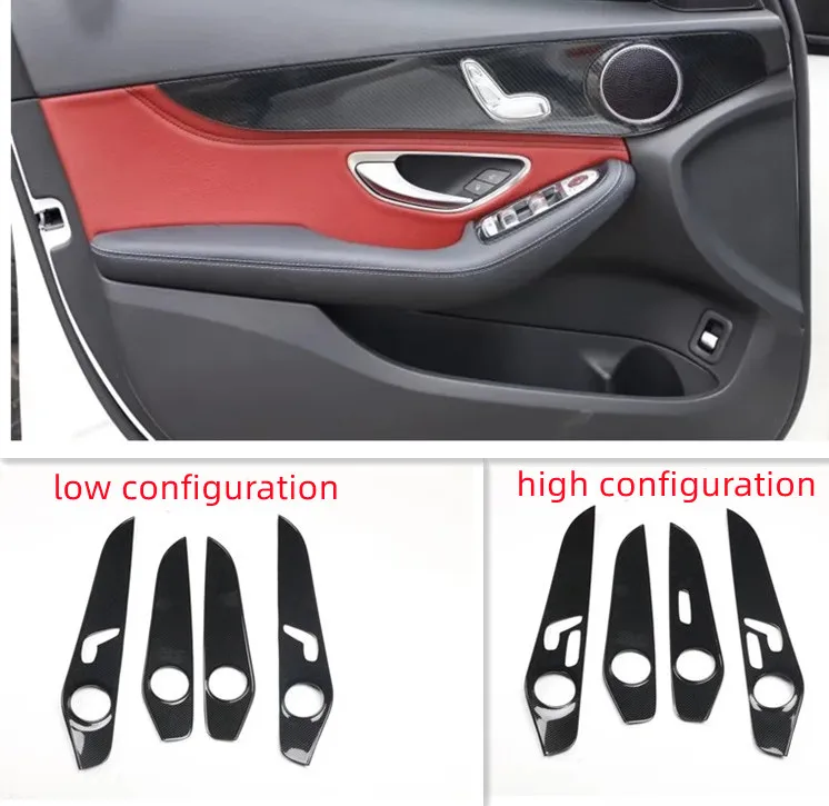 For Mercedes Benz C Class W205 GLC 2015-2018 Inner Door Handle Cover Trim Carbon Fiber Frame Interior Accessories Car Styling
For Mercedes Benz C Class W205 GLC 2015-2018 Inner Door Handle Cover Trim Carbon Fiber Frame Interior Accessories Car Styling