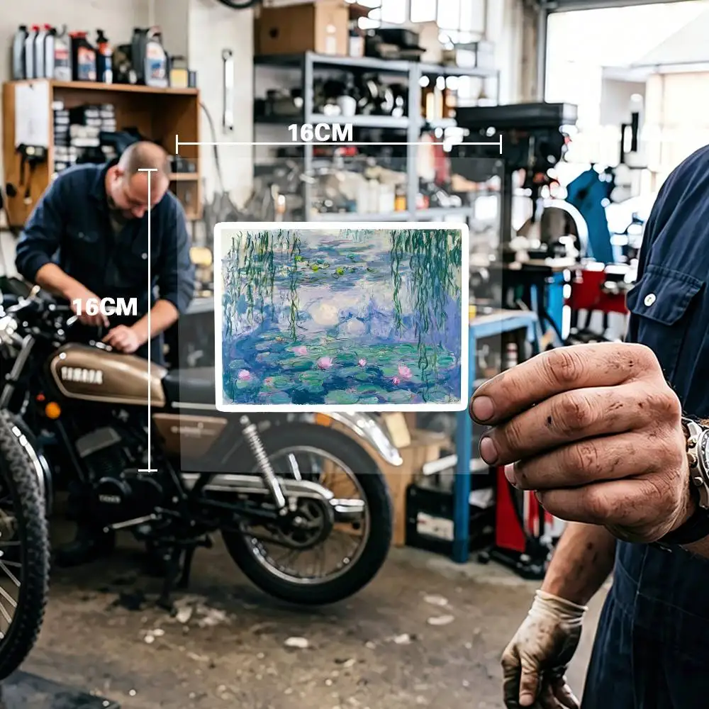 Water Lilies Claude Monet Fine Art Waterproof stickers for decorating car windows motorcycles and computers.
Water Lilies Claude Monet Fine Art Waterproof stickers for decorating car windows motorcycles and computers.
