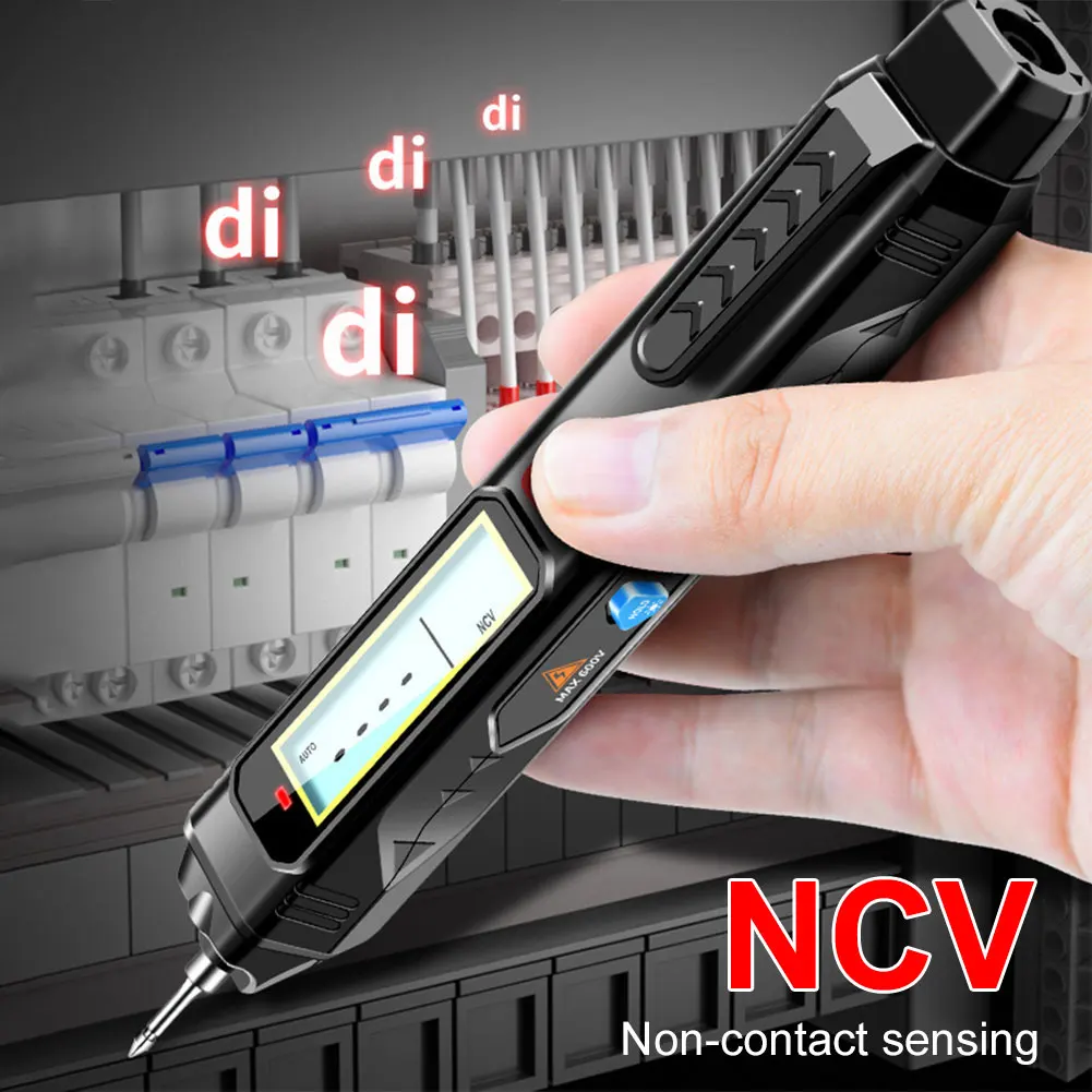 Детектор напряжения переменного и постоянного тока, высокоточный детектор электрических проводов, ЖК-дисплей, детектор напряжения, ручка для живых/служебных линий
Детектор напряжения переменного и постоянного тока, высокоточный детектор электрических проводов, ЖК-дисплей, детектор напряжения, ручка для живых/служебных линий