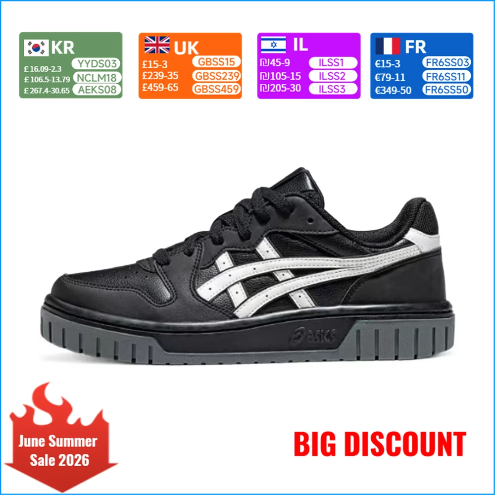 ASICS Court MZ 2.0 Women's Low-Top Sneakers – Comfortable, Versatile, Durable & Shock-Absorbing, Black and White 1203A624-001
ASICS Court MZ 2.0 Women's Low-Top Sneakers – Comfortable, Versatile, Durable & Shock-Absorbing, Black and White 1203A624-001