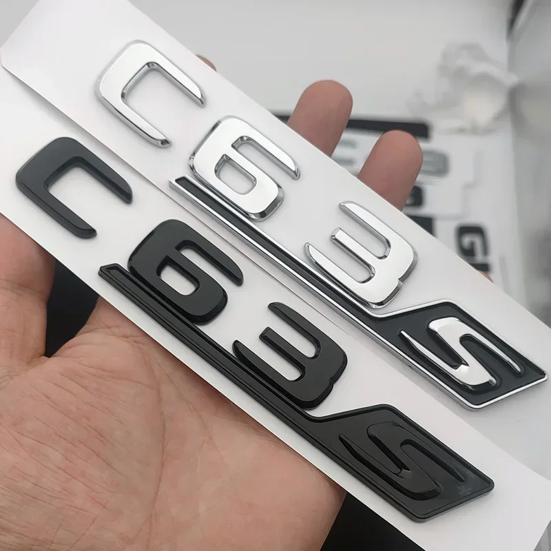 3D ABS Glossy Black Chrome Letters For Cars Rear Trunk Badge C63S Emblem Logo For Mercedes C63S AMG W205 Sticker Accessories
3D ABS Glossy Black Chrome Letters For Cars Rear Trunk Badge C63S Emblem Logo For Mercedes C63S AMG W205 Sticker Accessories