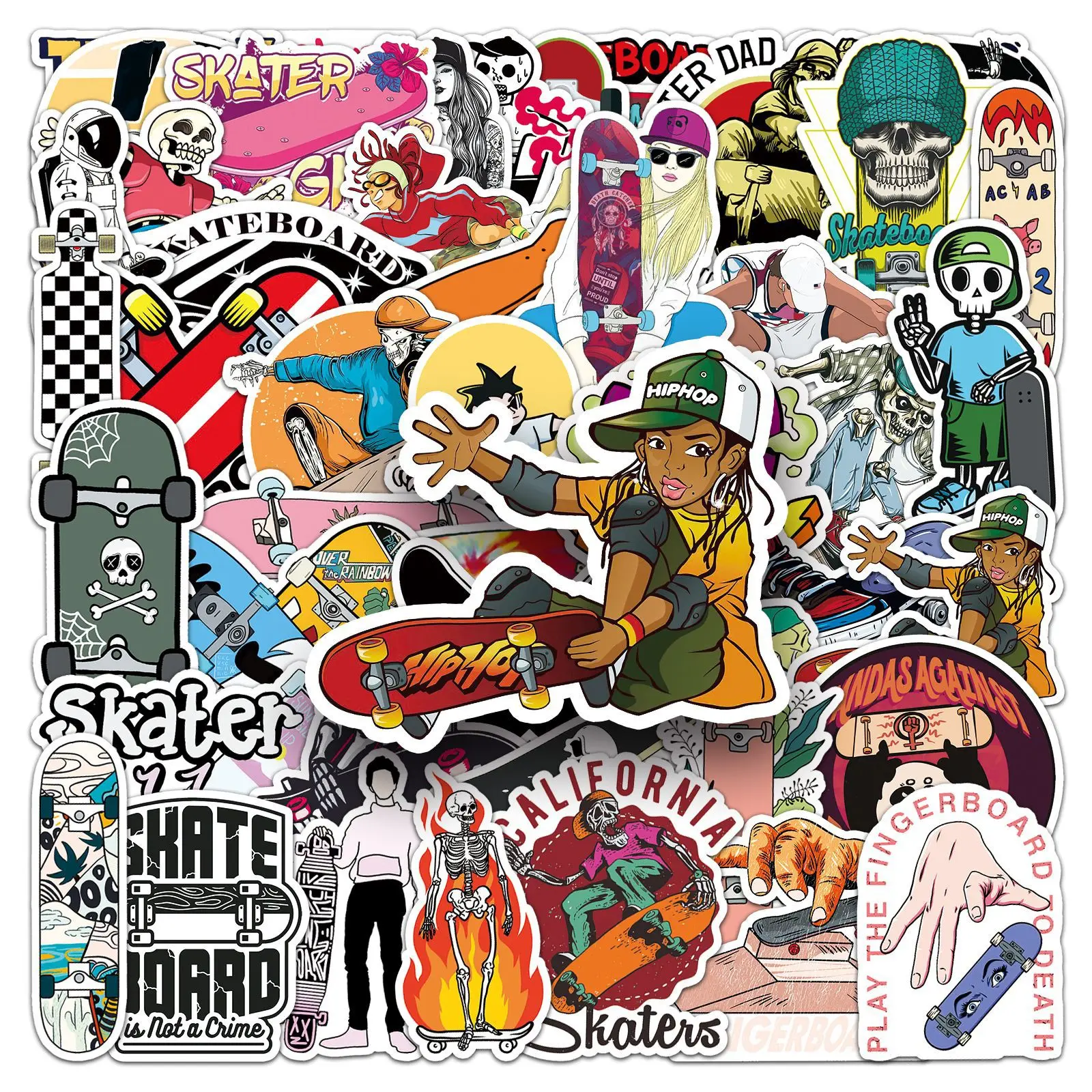 10/50PCS skateboard doodle personality cartoon sports creative DIY mobile suitcase sticker waterproof Kids Toy
10/50PCS skateboard doodle personality cartoon sports creative DIY mobile suitcase sticker waterproof Kids Toy