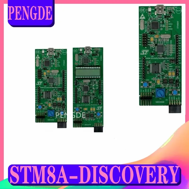 Spot STM8A-DISCOVERY использует новую плату разработки STM8AF5288 и STM8AL3L68 MCU.
Spot STM8A-DISCOVERY использует новую плату разработки STM8AF5288 и STM8AL3L68 MCU.