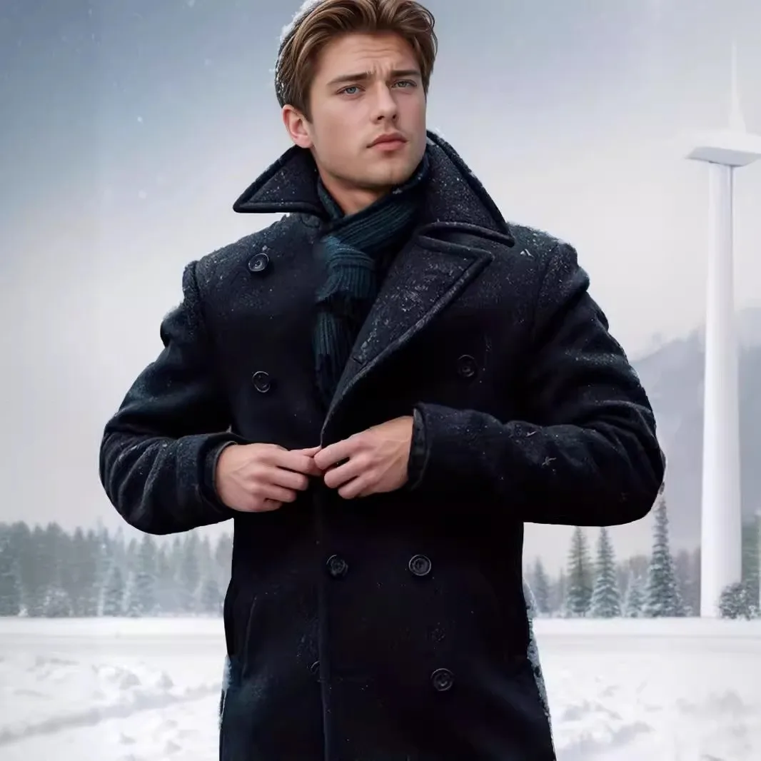 Мужское пальто из шерстяной смеси свободного прямого кроя, просторное, объемное, струящееся, пышное, комфортное
Мужское пальто из шерстяной смеси свободного прямого кроя, просторное, объемное, струящееся, пышное, комфортное