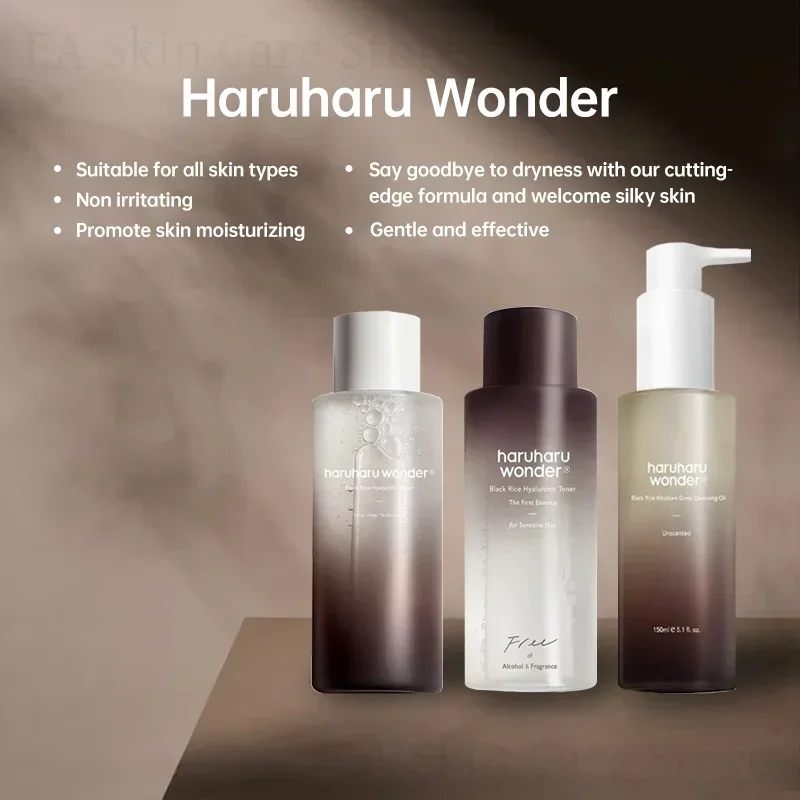 Black Rice Toner Haruharu Hyaluronic Acid Facial Moisturizing Astringent Makeup Remover Cleansing Oil Original Skin Care Product
Black Rice Toner Haruharu Hyaluronic Acid Facial Moisturizing Astringent Makeup Remover Cleansing Oil Original Skin Care Product