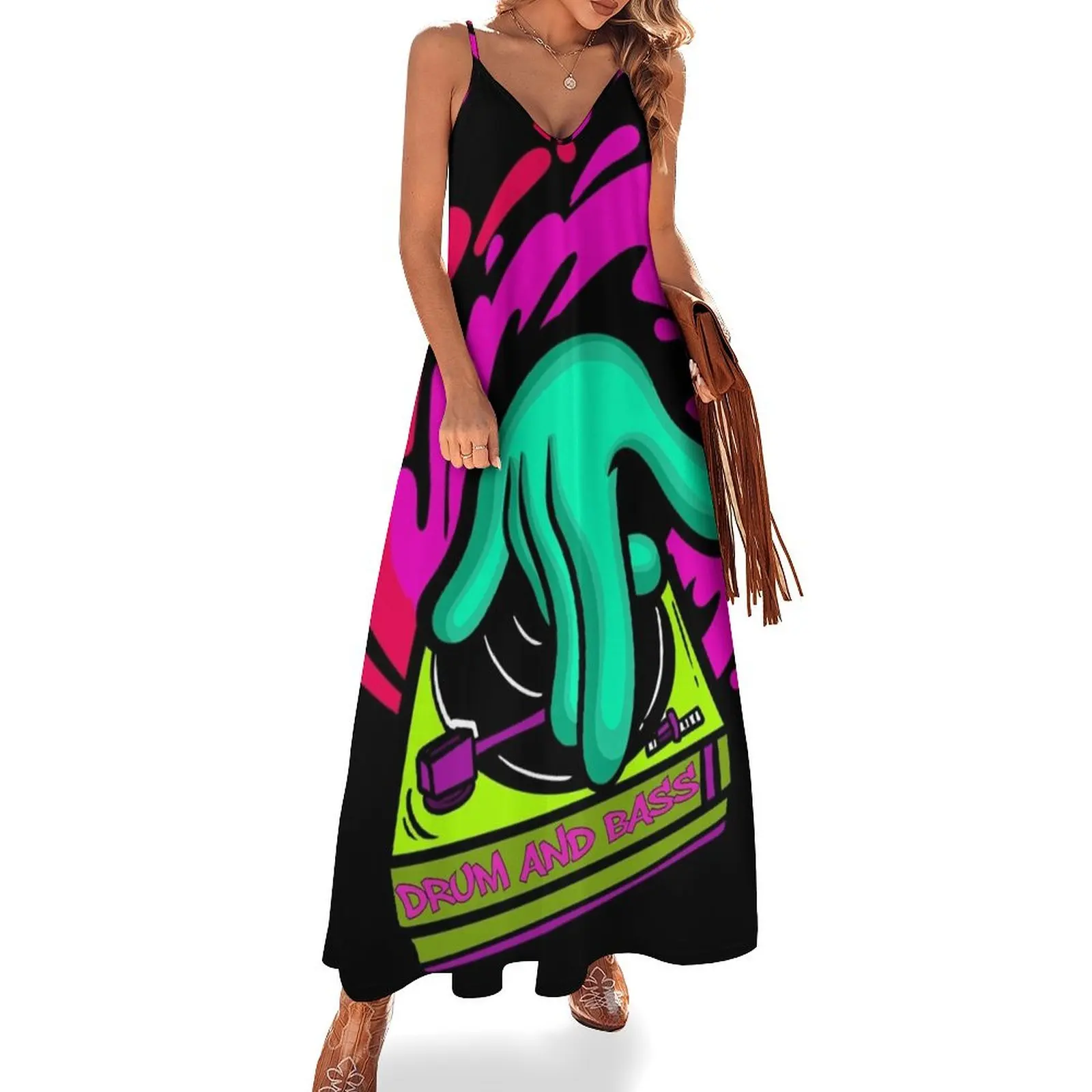 Cool Drum and Bass Sleeveless Dress Beachwear summer women's dress 2025 Dress
Cool Drum and Bass Sleeveless Dress Beachwear summer women's dress 2025 Dress
