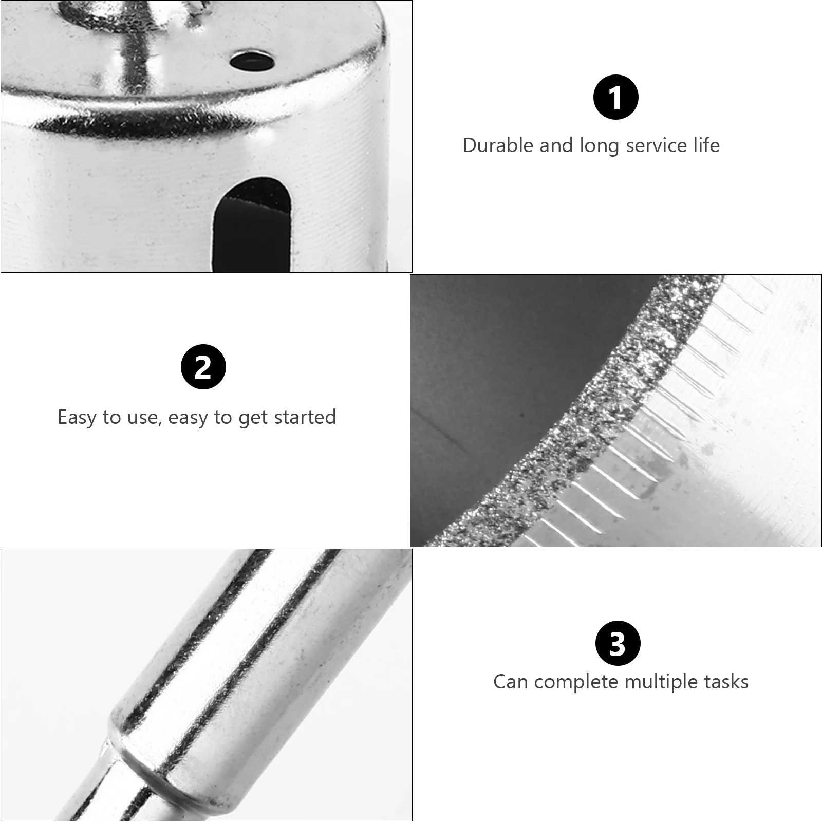 10pcs Diamond Bits Glass Hole Opener Hollow Core Extractor H Extractor Remover Tools Tools Marble Granite Ceramic Tile
10pcs Diamond Bits Glass Hole Opener Hollow Core Extractor H Extractor Remover Tools Tools Marble Granite Ceramic Tile