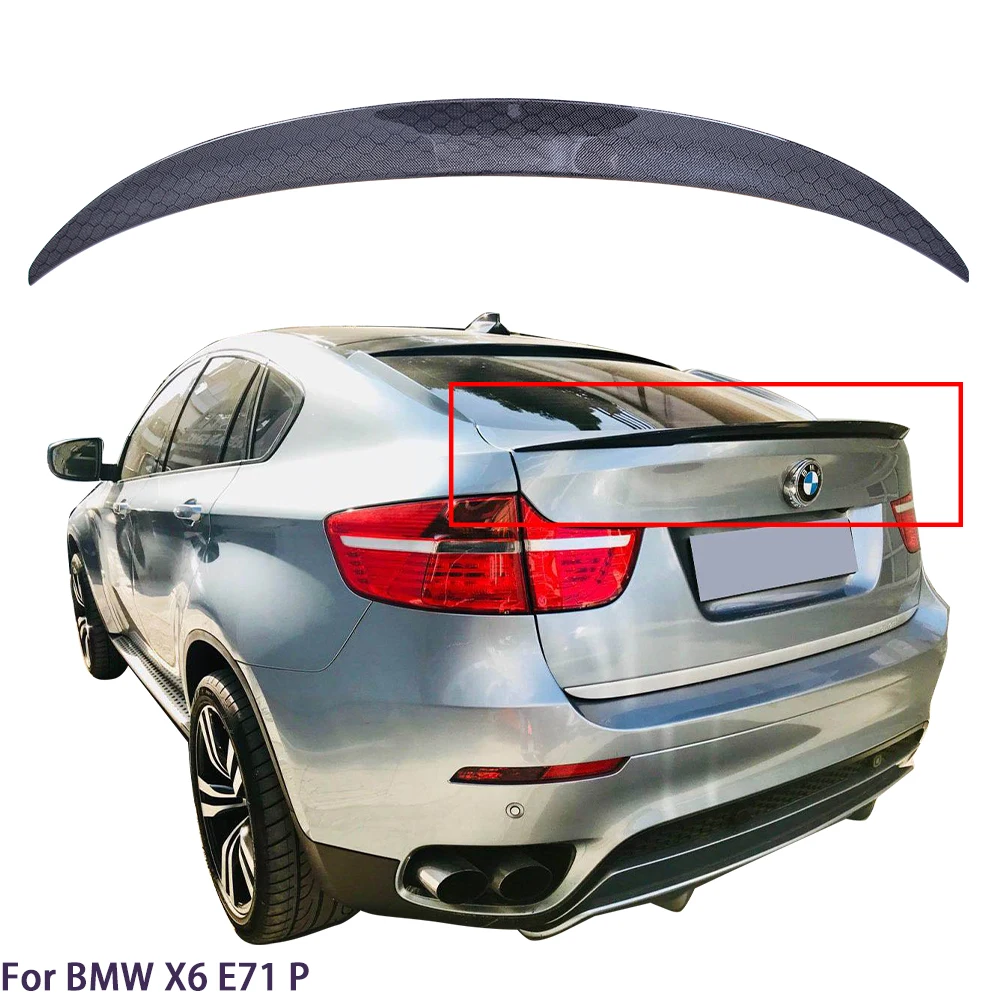 For BMW X6 E71 P Style Honeycomb Carbon Fiber Rear Spoiler Trunk Wing 2007-2014
For BMW X6 E71 P Style Honeycomb Carbon Fiber Rear Spoiler Trunk Wing 2007-2014