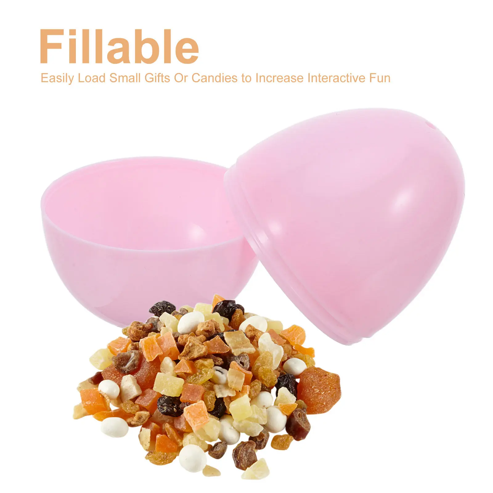 50Pcs Pastel Translucent Fillable Plastic Easter Eggs Large Clear DIY Empty Containers for Egg Hunt Party Decorations Holiday
50Pcs Pastel Translucent Fillable Plastic Easter Eggs Large Clear DIY Empty Containers for Egg Hunt Party Decorations Holiday