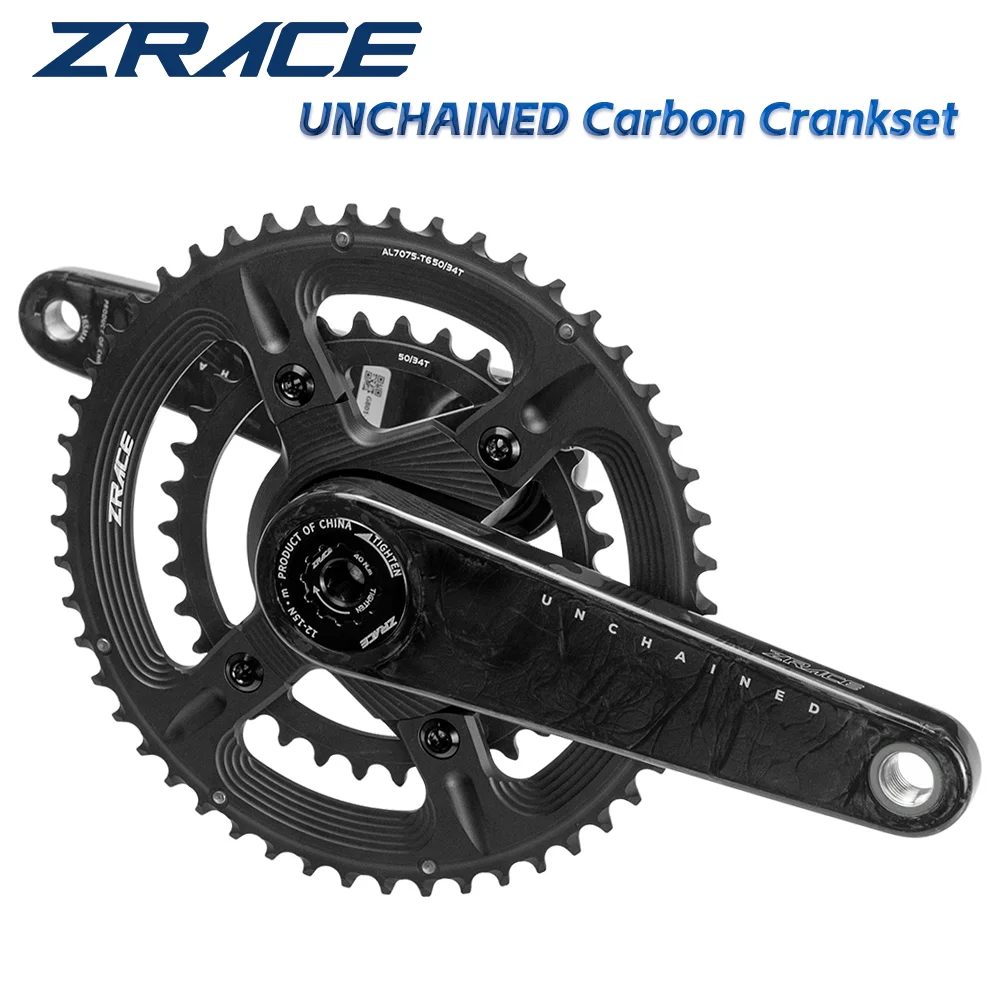 ZRACE UNCHAINED Crankset Carbon Fiber Lightweight Modular Structure Suitable for ROAD Gravel
ZRACE UNCHAINED Crankset Carbon Fiber Lightweight Modular Structure Suitable for ROAD Gravel