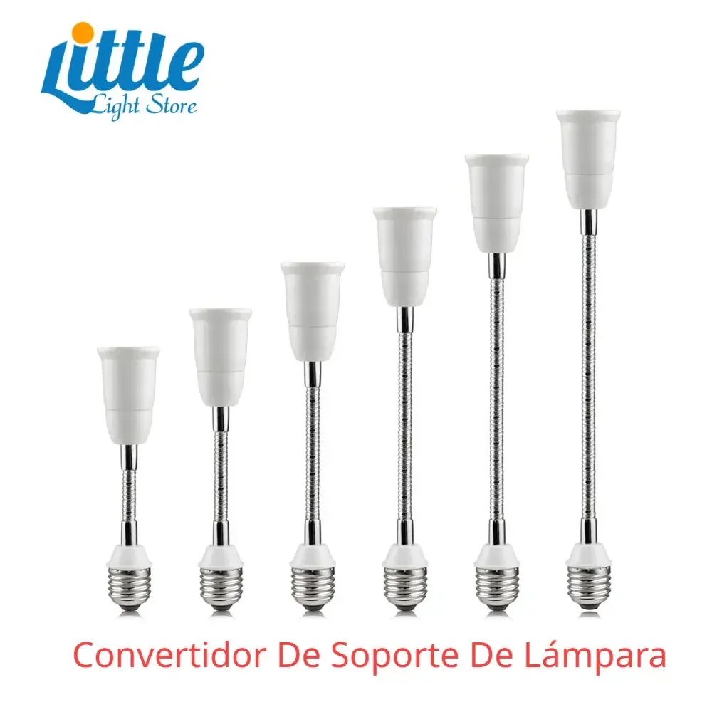 E27 Adaptador De Extensión Flexible Negro, Enchufe De Bombilla LED Convertidor De Soporte De Lámpara Portalámparas De Bombill
E27 Adaptador De Extensión Flexible Negro, Enchufe De Bombilla LED Convertidor De Soporte De Lámpara Portalámparas De Bombill