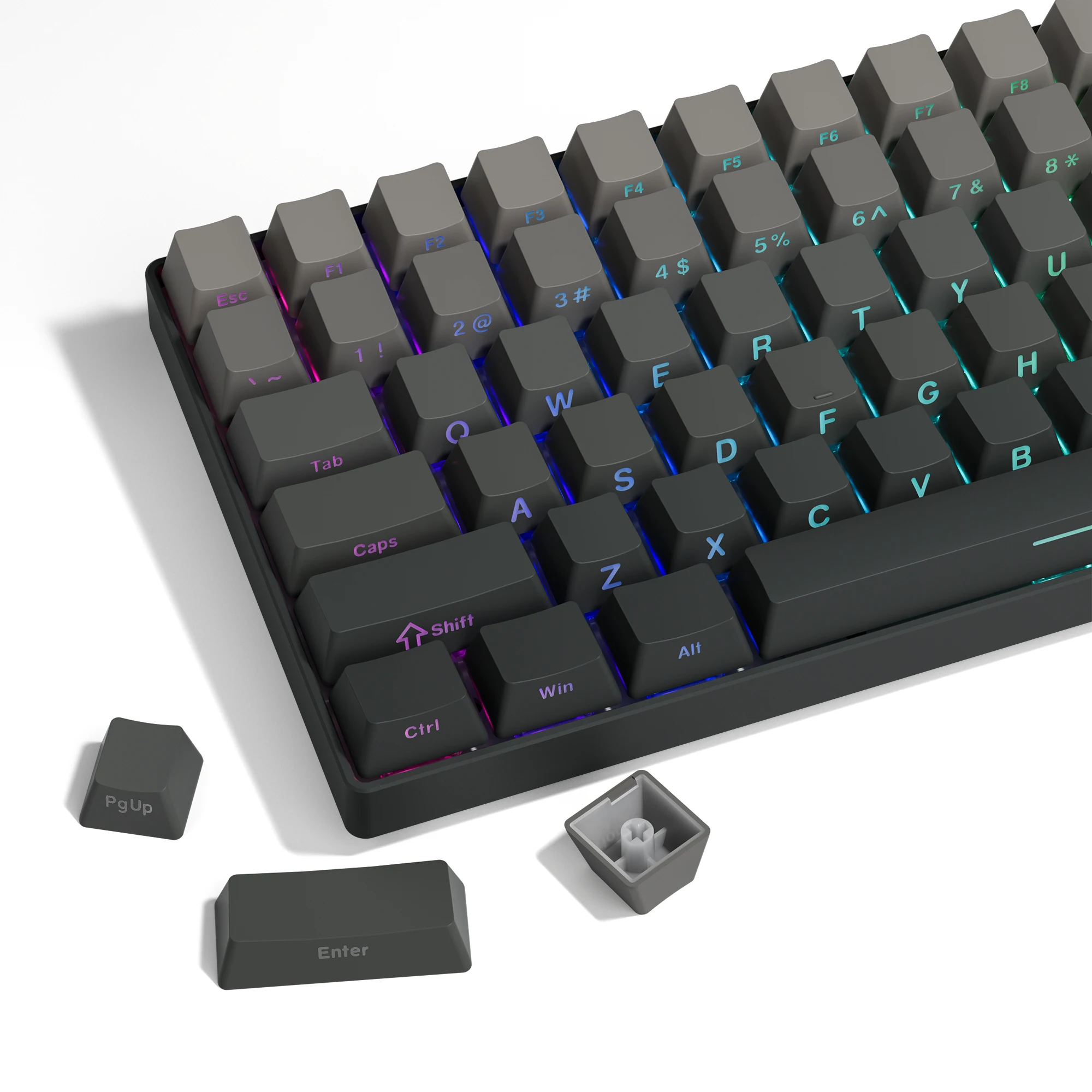 136 Key Shine Through Polar Day PBT Double Shot Side-lit Backlit keycaps For MX Mechanical Keyboard 108 96 87 NJ80 84 68 64 61
136 Key Shine Through Polar Day PBT Double Shot Side-lit Backlit keycaps For MX Mechanical Keyboard 108 96 87 NJ80 84 68 64 61