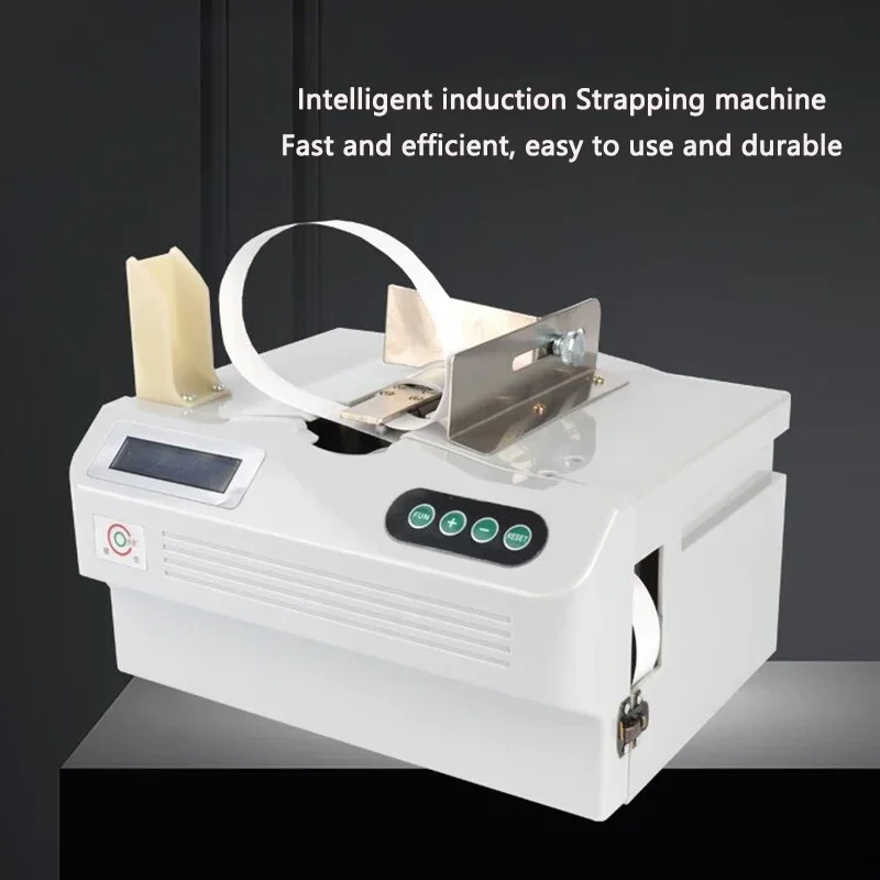 Intelligent Induction Strapping Multipurpose Supermarket Hot Melt Paper Belt Binding Banknote Tying Machine
Intelligent Induction Strapping Multipurpose Supermarket Hot Melt Paper Belt Binding Banknote Tying Machine